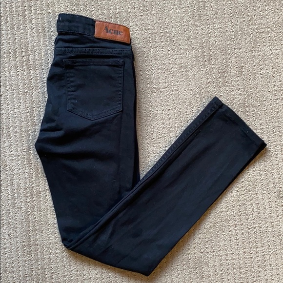 EUC Acne Mid Rise Slim Jeans - Picture 1 of 7